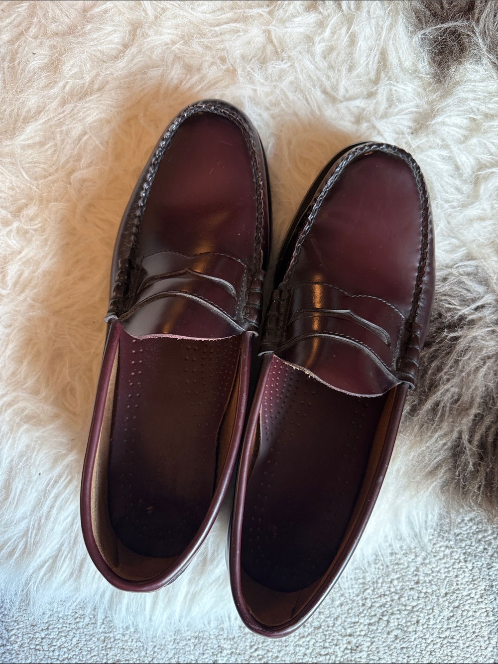 G.H. Bass Weejuns Men’s Brown Leather Penny Loafers size 10 1/2